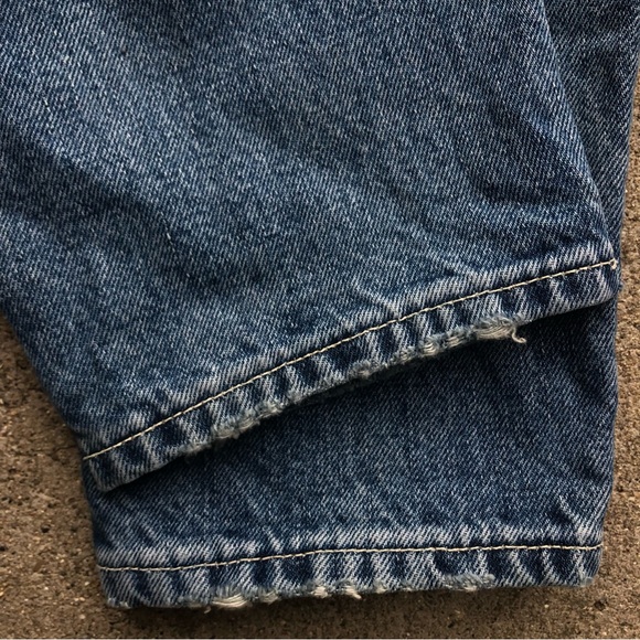 New River Island Distressed Mom Jeans US Size 14 - Picture 8 of 9